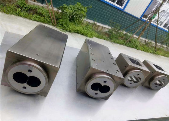 Chiny Wysoka dokładność Podwójna śruba Wytłaczarka Beczka 75mm z Bi-Metallic Linear dostawca